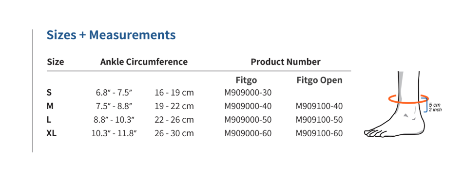 Ankle Brace with Crossing Straps Fitgo